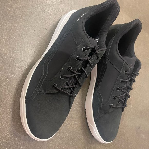 NEW TIMBERLAND MEN'S ALLSTON LOW LACE SNEAKER BLACK NUBUCK A69WD ALL SIZES - Picture 1 of 8